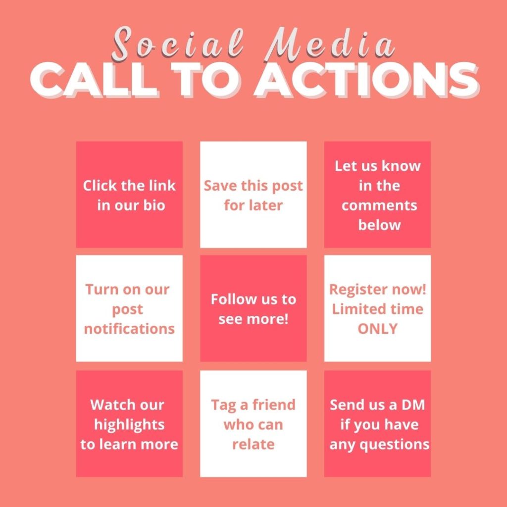 call to action for social media essay